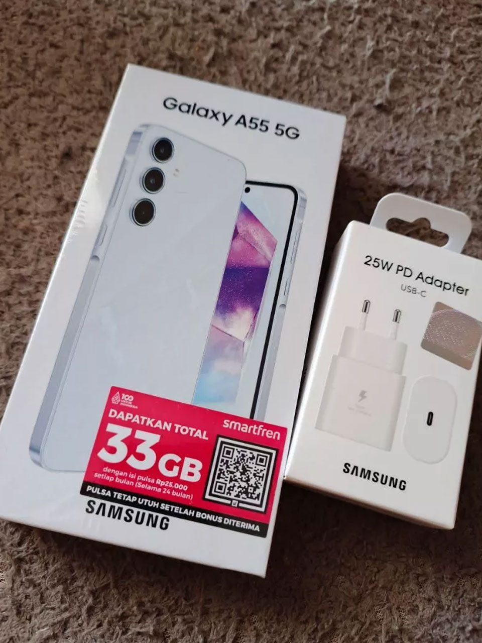 Bukti SAMSUNG GALAXY A55 5G