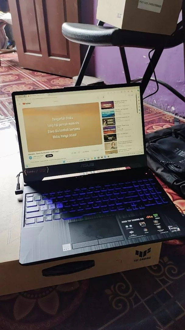 Bukti LAPTOP ASUS TUF GAMING A15
